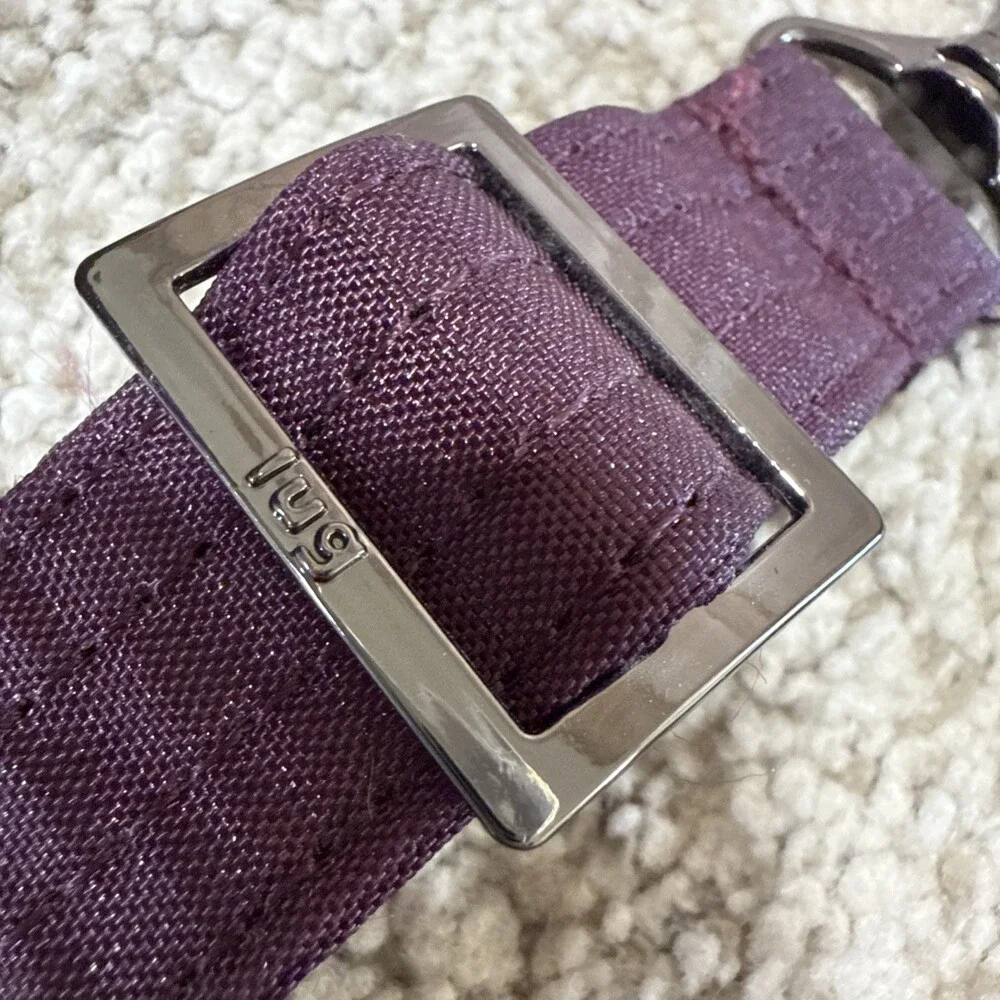 Lug Carousel XL Crossbody Bag Wine Burgundy Eggplant Purple Quilted RFID